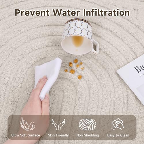 Pauwer 3x12 Area Rugs for Living Room, Modern Non Slip Washable Rug - Image 4