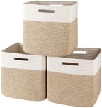 OIAHOMY 13 Inch Cube Storage Bins, Insert Storage Baskets by MasterofSpaceOptimization