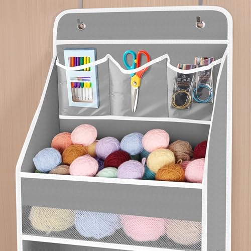 Univivi Fabric Over Door Hanging Organizer - Image 4
