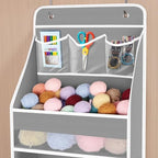 Univivi Fabric Over Door Hanging Organizer - Image 4