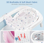 Colorlife Baby Bath Seat Support Net Infant Bathing Seat Support Mat, - Image 5