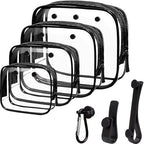LETGO 4 PCS Clear Insert Bag for Bogg Bag, 4 Sizes Waterproof Beach Bag by LETGO
