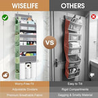 WISELIFE 5-Tier Over the Door Organizer - Image 6
