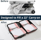 NICOSHOW Compression Packing Cubes 6 Set, Compressible Space-Saving Packing - Image 6
