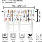 Kids ABC Alphabet Valance Curtains - Image 2