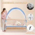 Crib Tent to Keep Baby from Climbing Out - Image 2