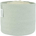 XUANGUO Cotton Rope Baskets For Girls Boys Kids 16”X14” Light Green by XUANGUO