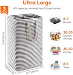 Lifewit 80L Large Laundry Baskets, 3 Pack, Reinforced Handles - Image 3