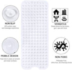 YINENN Bath and Shower Safety Mats 40x16 inch, Non Slip - Image 5