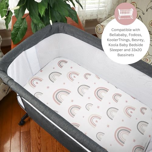Muslin Bassinet Sheets for KoolerThings, Bonbay Bassinet Bedside Sleeper by - Image 3