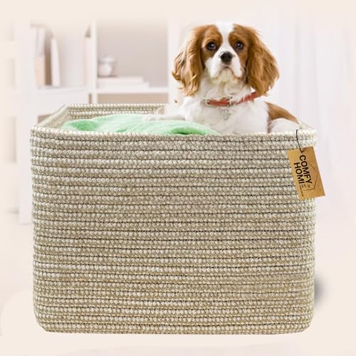 COMFY-HOMI Cotton Rope Woven Basket - Image 3