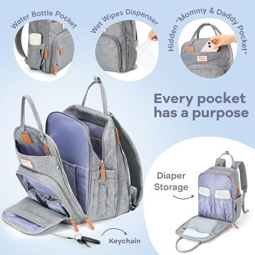 RUVALINO Baby Diaper Bag Backpack - Image 3