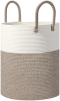 Large Woven Laundry Basket Hamper, 100L Cotton Rope Storage Bin by Hobasket