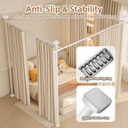 Room Divider No Drilling Curtain Rod Wall Divider - Image 3