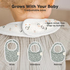 KeaBabies 8-Pack Organic Baby Bibs - Image 4