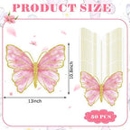 Harloon 50 Pcs Butterfly Paper Placemats - Image 2