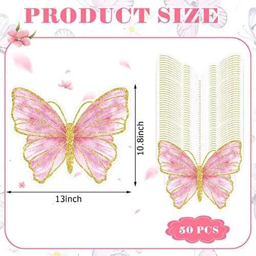 Harloon 50 Pcs Butterfly Paper Placemats - Image 2
