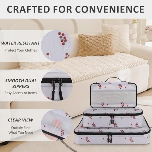 U+U 5 Set Packing Cubes, Travel Organizers - Image 2