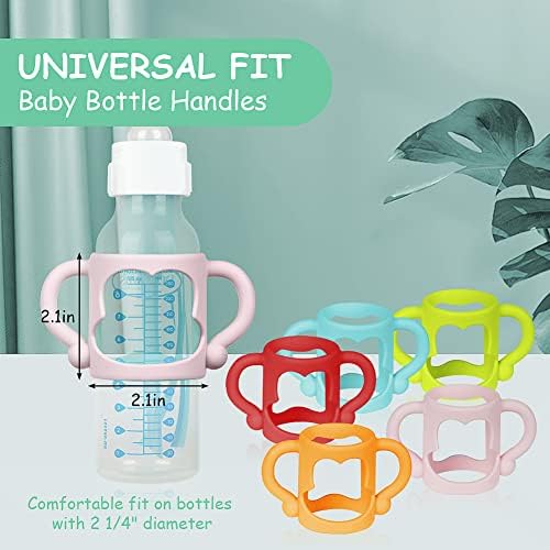 Aolso Silicone Baby Bottle Handles, Easy Grip Handles to Hold Baby Bottle - Image 2