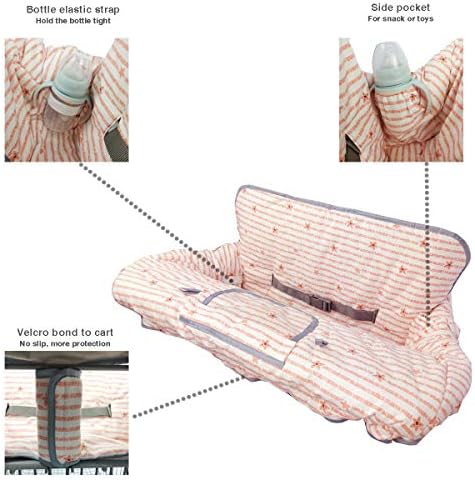 Shopping Cart Cover for Baby/Toddler, High Chair Cover, Easy Attach & Remove - Image 4