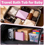 Collapsible Baby Bathtub, Toddler Bathtub - Image 6