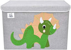 Large Toy Box Storage with Lid, Foldable Fabric Toy Chest Storage - Image 2