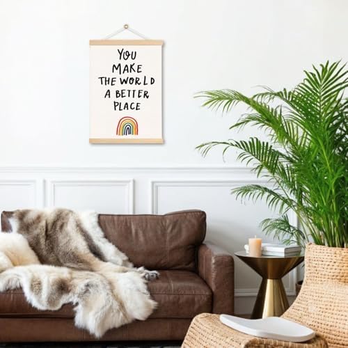 DNEULYR Inspirational Wall Decor, You Make the World a Better Place - Image 5