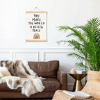 DNEULYR Inspirational Wall Decor, You Make the World a Better Place - Image 5