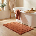 GRANNY SAYS Terracotta Bathroom Rug 20" x 32", Non-Slip Bath Mat by GRANNYSAYS
