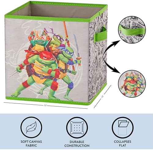 Teenage Mutant Ninja Turtles: Mutant Mayhem Storage Cubes – Set of 2 - Image 3