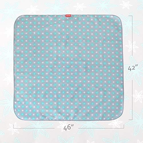 Splat Mat for Under High Chair Mat, 42x46 Inch, Mealtime Baby Splat Mat for - Image 2
