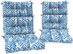 DYTXIII Outdoor High Back Chair Cushions Set of 2, Water Repellent Tufted by DYTXIII