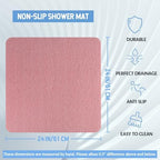 Hargiis Non-Slip Bathtub Mat, Anti Slip Shower Mat, Fast Drying Bathtub Mats - Image 2