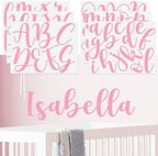 Boao Personalized Name Letter Wall Decal, Elegant Script by Boao