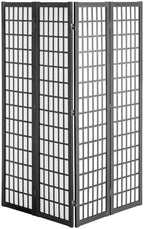 VEVOR Room Divider, 4 Panel Japanese Room Divider, Wood Folding Privacy Screen - Image 4