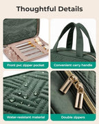 BAGSMART Toiletry Bag Hanging Travel Makeup Organizer - Image 4