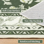 BILEEHOME Olive Green Area Rugs - Image 4