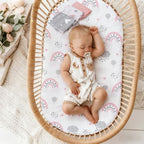 3 Pack Stretchy Bassinet Sheets 20" x 35" Compatible - Image 5