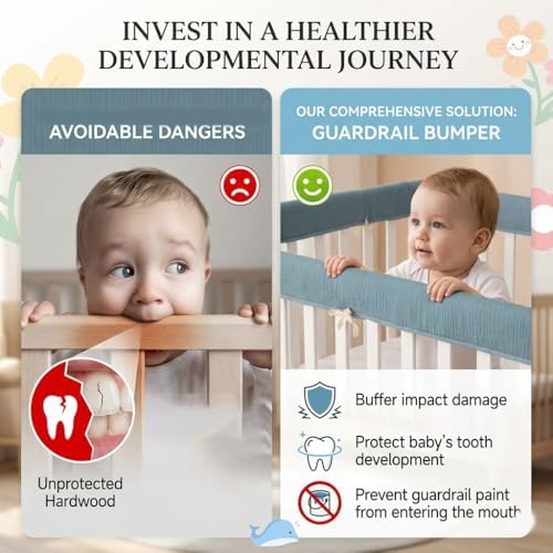 4PC Crib Rail Teething Guard - Image 4