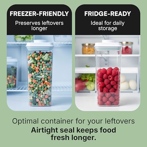 Bop Top Airtight Food Storage Containers | Pop-Top Lid | 10.5 Cups / 84 Oz - Image 3