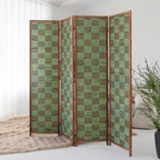 4 Panel Bamboo Room Divider, 5.6 ft Tall Double-Sided Folding Privacy Screen - Image 3