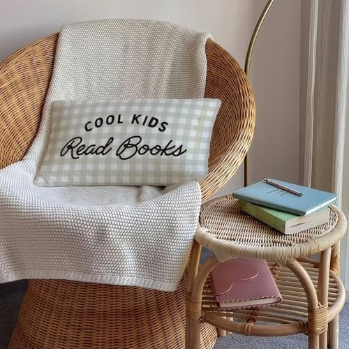 Cool Kids Read Books 12x20 Pillow Cover, Kids Reading Room Decor - Image 4