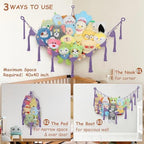 Stuffed Animal Storage Hammock Corner - Image 4