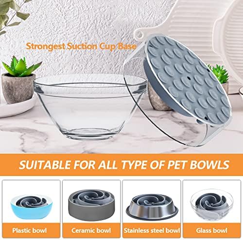 Slow Feeder Dog Bowls Insert, Animire Soft Silicone Slow Eating Food Bowl - Image 5