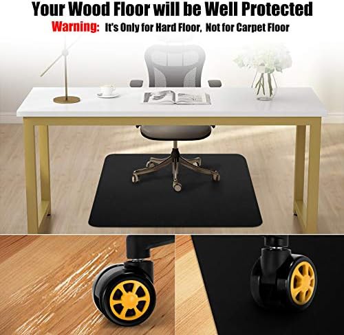 Kuyal Chair mat for Hardwood Floor, 36 x 48 inches Rectangle - Image 4