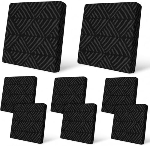 8Pcs Patio Cushion Covers Stretch Outdoor Furniture Protector Slipcovers by pickyNproud
