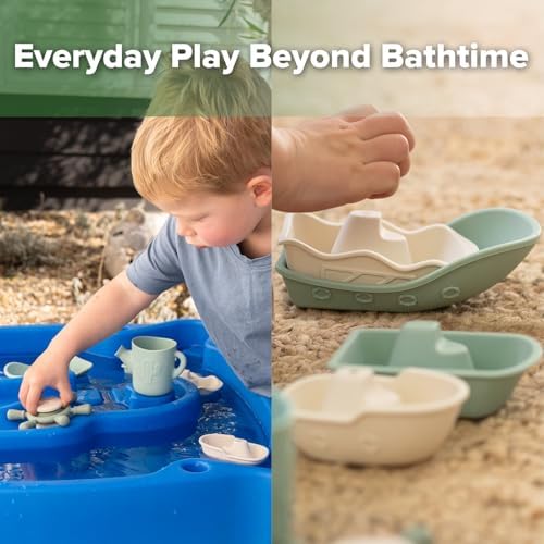 Haakaa Nautical Silicone Baby Bath Toys Set, Food Grade Silicone Bathtub Toys - Image 3