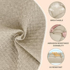 Rocking Chair Cushions Indoor High Back Set - Image 3