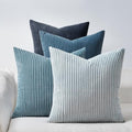 Topfinel Decorative Throw Pillow Covers Aque Teal Blue Gray Series, Summer by Topfinel