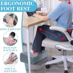 Under Desk Foot Rest, ROYALAY Ergonomic Office Footrest - Image 4